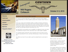 Tablet Screenshot of cowtownceltic.org